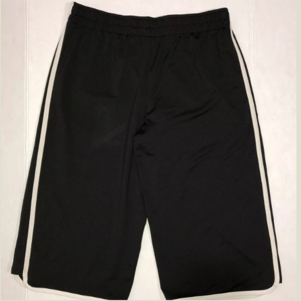 Athletic Works Training Shorts Black & White Sz M